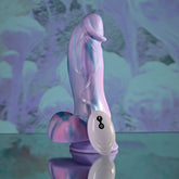 Evolved Mythical Multicolor USB Rechargeable Vibrating Dildo Fantasy Dongs